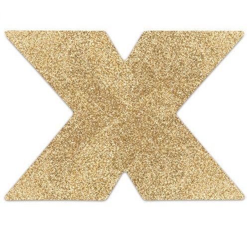 Bijoux Flash Collection-Indiscrets Flash Cross Gold Abdeckung · Sexy Damen-Dessous