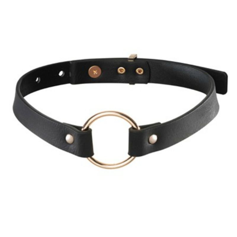Bijoux Maze-Maze Choker Collar Schwarz-Poliuretan · Sextoys
