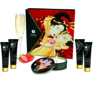 Shunga Kits-Geheimnis Geisha Kit Erdbeeren und Cava · Süßigkeiten & Geschenke (Bild 3)