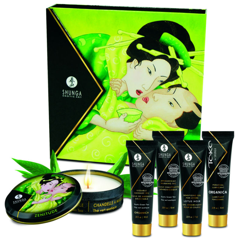 Shunga Kits-Geheimnis Geisha Tea Kit Grün Organic · Süßigkeiten & Geschenke