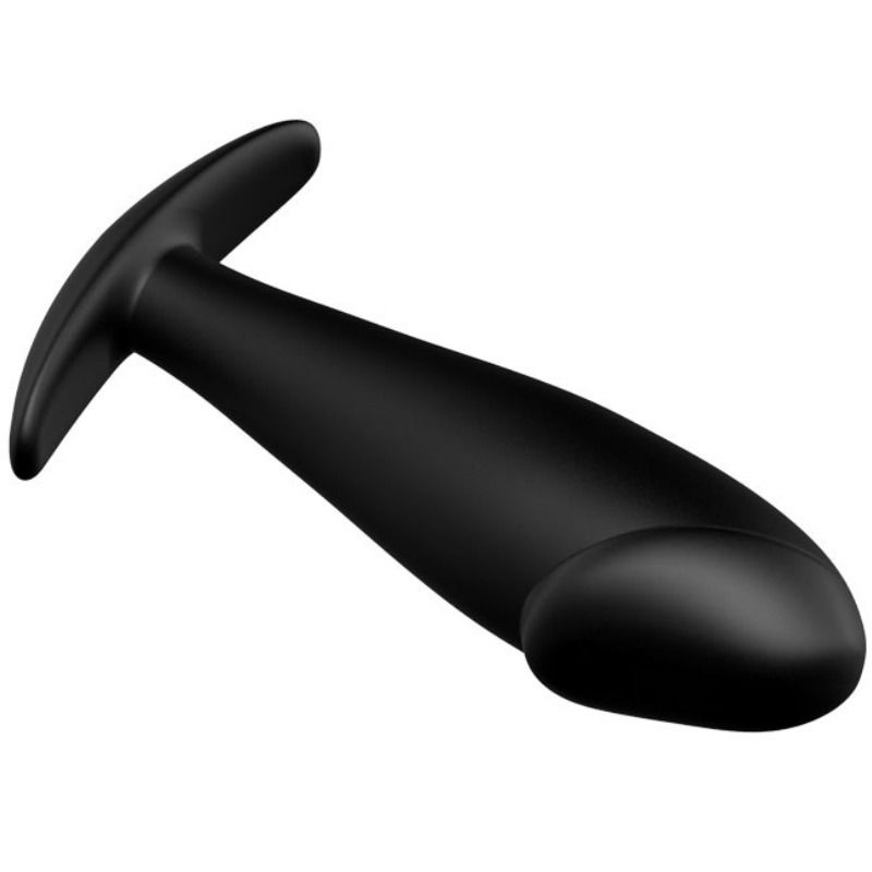 Anal Toys-Anal Plug Form Silikon Penis Schwarz-Waterproof · Vibratoren (Bild 5)