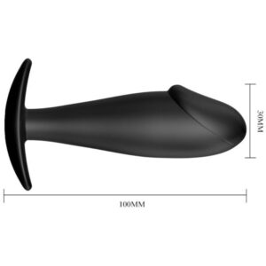 Anal Toys-Anal Plug Form Silikon Penis Schwarz-Waterproof · Vibratoren (Bild 6)