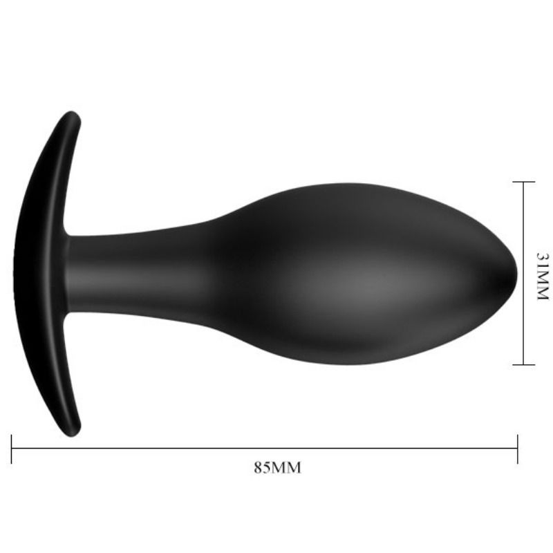 Anal Toys-Analplug Silikon Anchor 8.5 Cm Schwarz · Sextoys (Bild 5)
