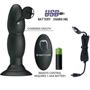 Remote Control-Plug Vibrator Rotierend mit Fernbedienung-Silikon, 3 · Vibratoren (Bild 3)