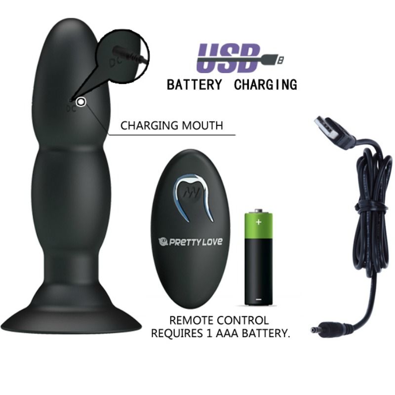 Remote Control-Plug Vibrator Rotierend mit Fernbedienung-Silikon, 3 · Vibratoren (Bild 3)