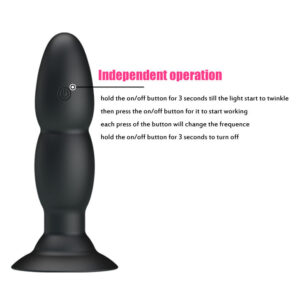 Remote Control-Plug Vibrator Rotierend mit Fernbedienung-Silikon, 3 · Vibratoren (Bild 5)
