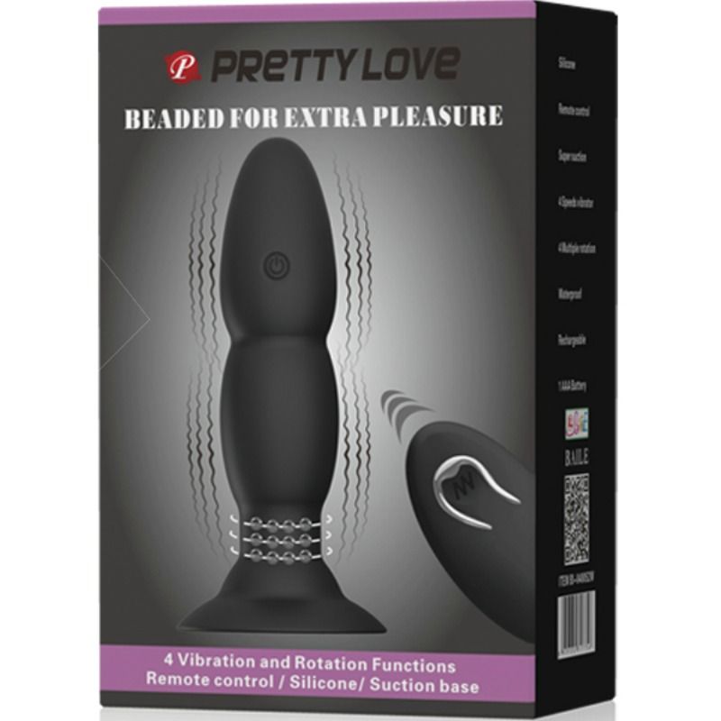 Remote Control-Plug Vibrator Rotierend mit Fernbedienung-Silikon, 3 · Vibratoren (Bild 6)