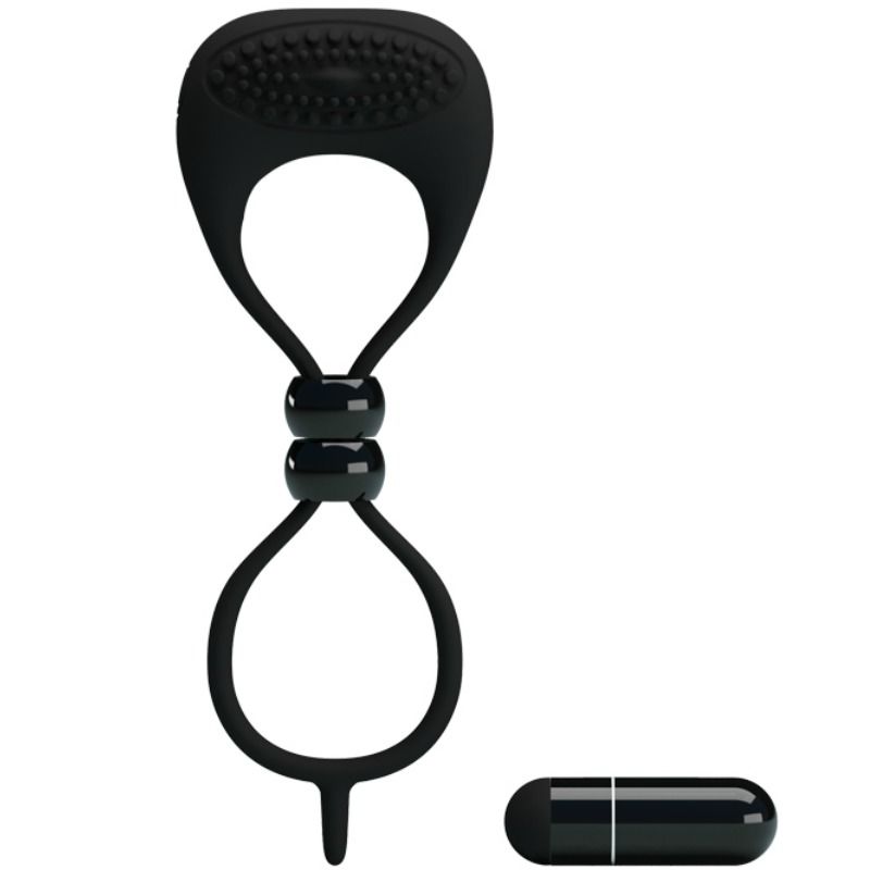 For Him-Doppelring für Penis und Hoden-Silikon