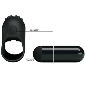 Fun Toys-Flirt Steward Geben Sie Vibrante Schwarz-Silikon ein · Vibratoren (Bild 5)
