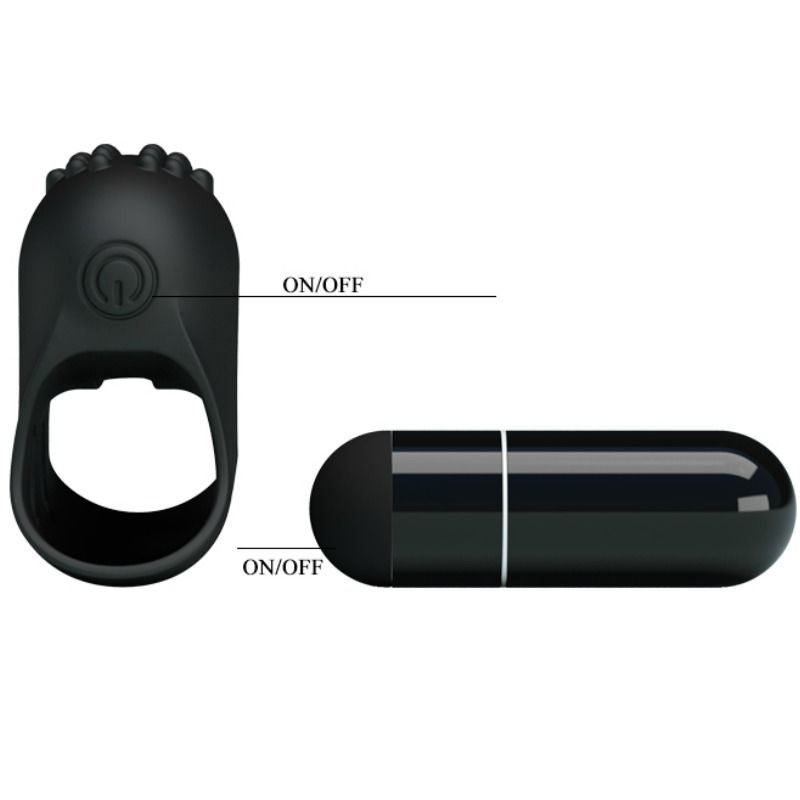 Fun Toys-Flirt Steward Geben Sie Vibrante Schwarz-Silikon ein · Vibratoren (Bild 5)