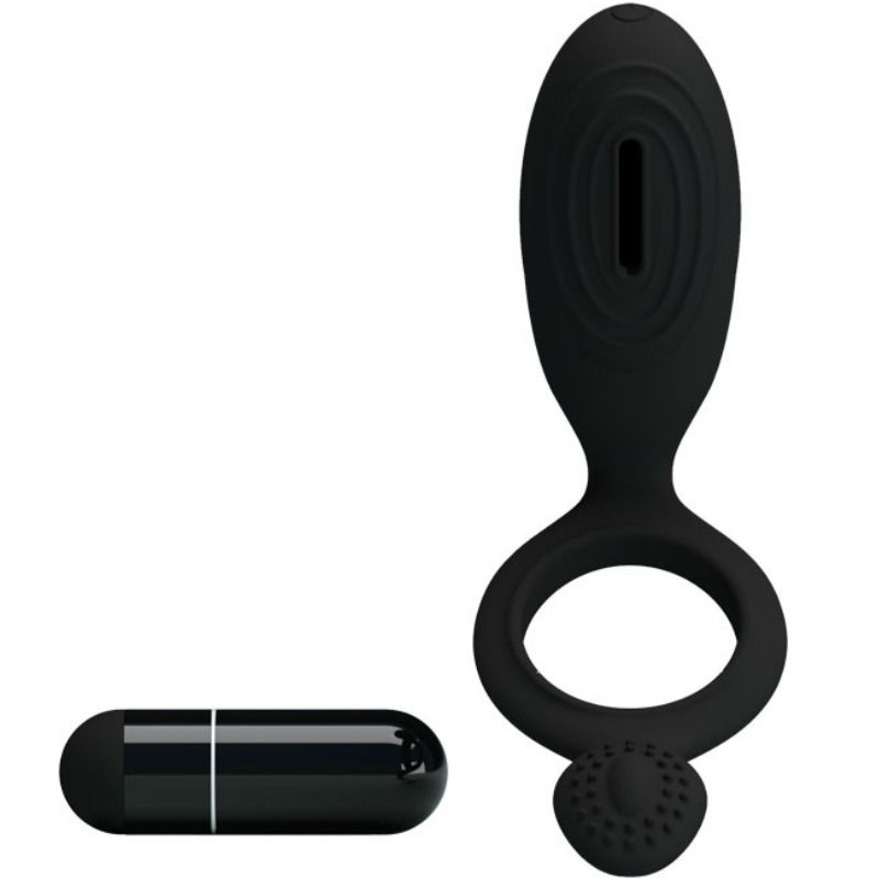 For Him-Ethel Ring Vibrator mit Stimulator-Silikon · Sextoys (Bild 4)