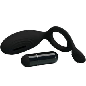 For Him-Ethel Ring Vibrator mit Stimulator-Silikon · Sextoys (Bild 5)