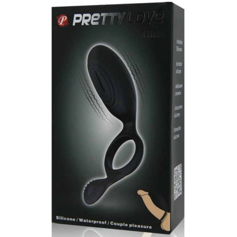 For Him-Ethel Ring Vibrator mit Stimulator-Silikon · Sextoys (Bild 10)