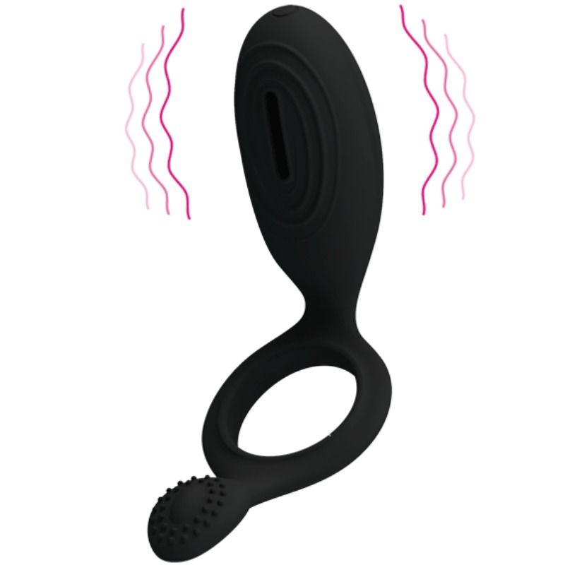 For Him-Ethel Ring Vibrator mit Stimulator-Silikon · Sextoys