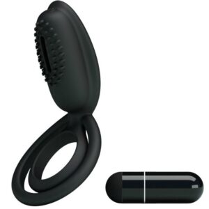 For Him-Esther Ring Vibrator mit Stimulator Klitoris-Silikon · Sextoys