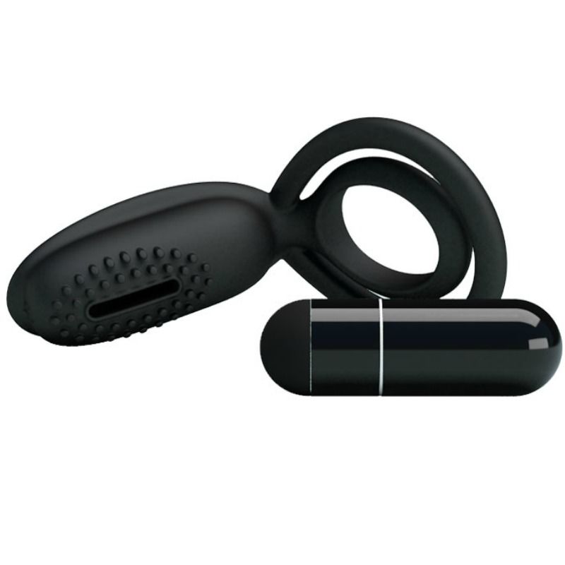 For Him-Esther Ring Vibrator mit Stimulator Klitoris-Silikon · Sextoys (Bild 7)