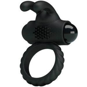 For Him-Eudora Vibrationsring mit Stimulator-Silikon, Wasserdicht · Vibratoren