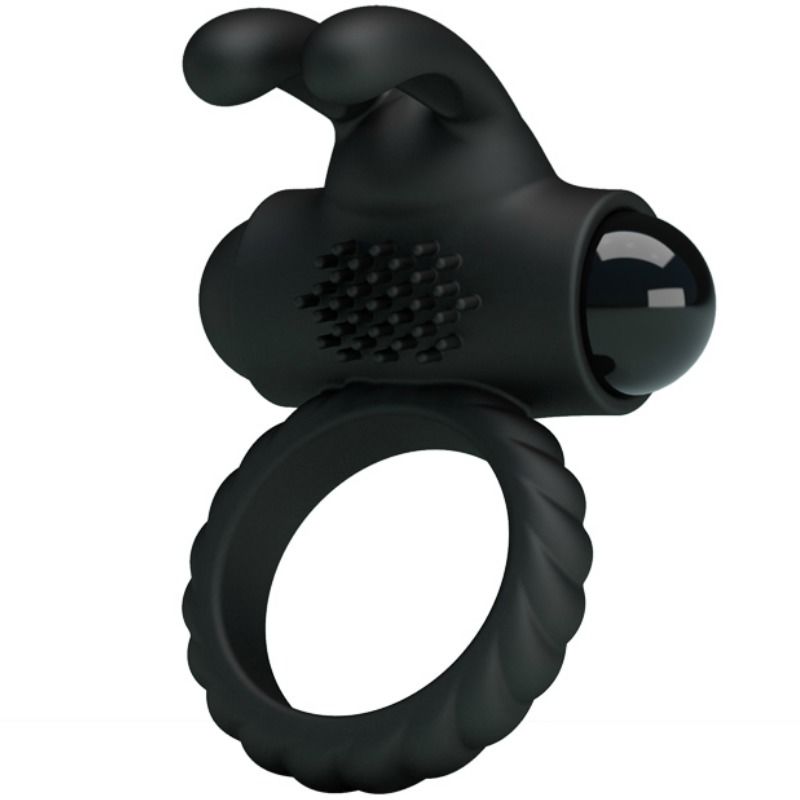 For Him-Eudora Vibrationsring mit Stimulator-Silikon, Wasserdicht · Vibratoren