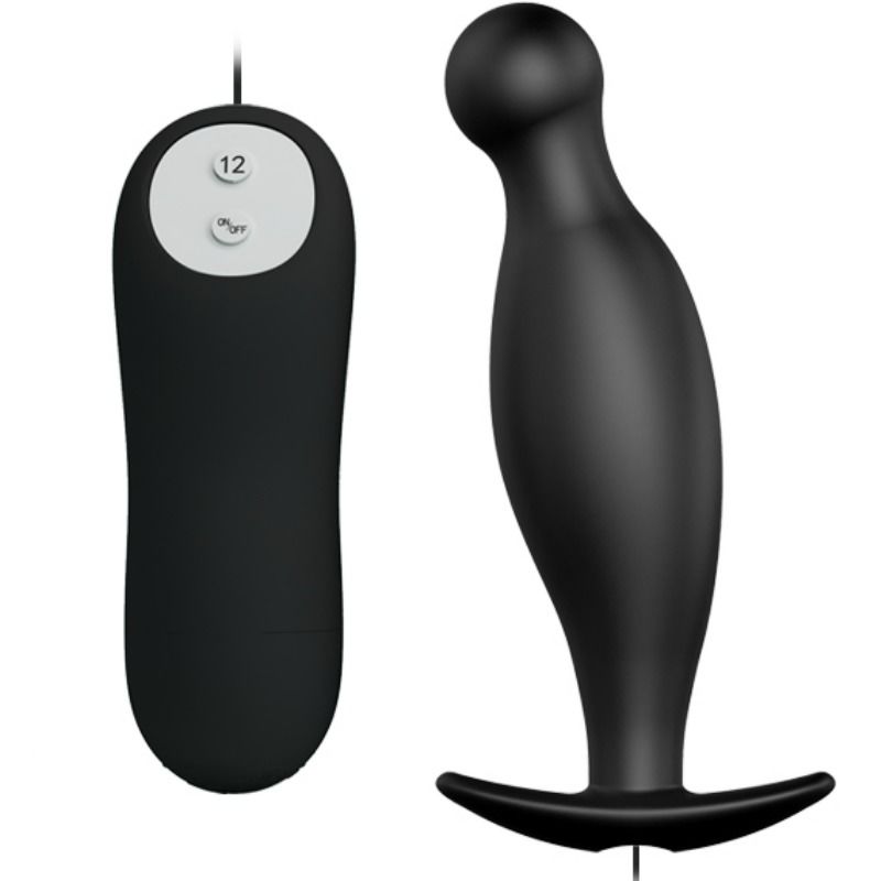 Remote Control-Analplug Silikon 12 Modi Vibration · Sextoys