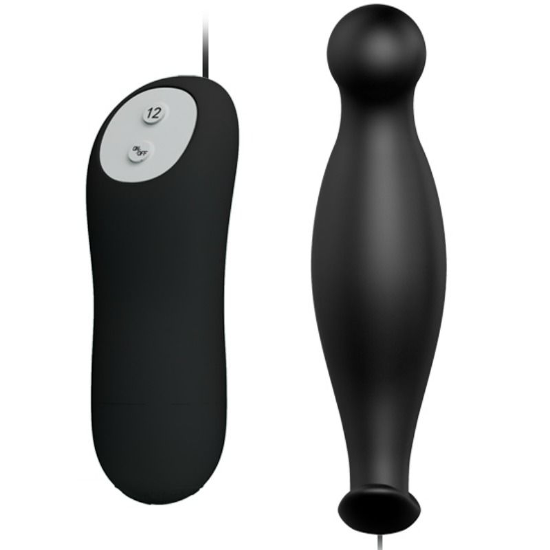 Remote Control-Analplug Silikon 12 Modi Vibration · Sextoys (Bild 2)