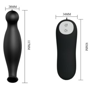 Remote Control-Analplug Silikon 12 Modi Vibration · Sextoys (Bild 4)