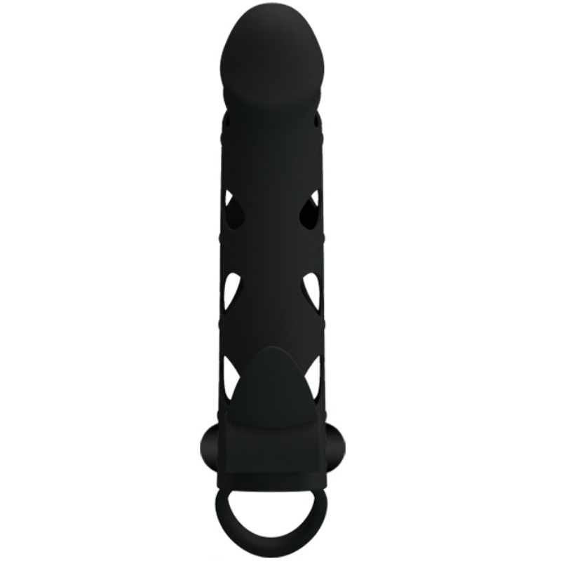 For Him-Penishülle Silikon mit Vibration 15.2 Cm-Waterproof · Sextoys (Bild 7)