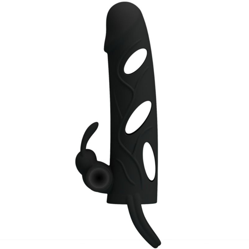 For Him-Penishülle Silikon Vibration 14 cm 1.0-Waterproof · Sextoys