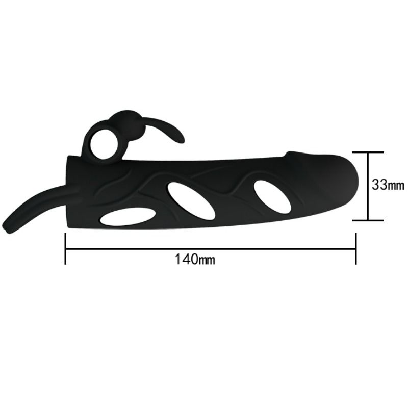 For Him-Penishülle Silikon Vibration 14 cm 1.0-Waterproof · Sextoys (Bild 7)
