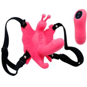 Baile Stimulating-Ultra Passionate Harness mit Fernbedienung, Schmetterling