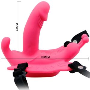 Baile Stimulating-Ultra Leidenschaft Harness mit Fernbedienung, Schmetterling · Vibratoren (Bild 3)