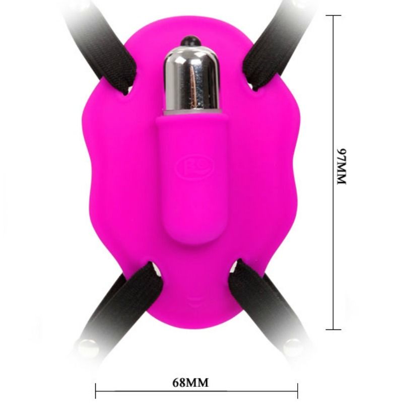 Baile Stimulating-Love Rider Harness mit Vibration-Silikon · Vibratoren (Bild 6)