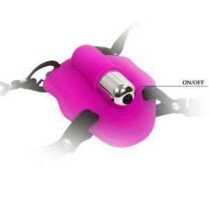 Baile Stimulating-Love Rider Harness mit Vibration-Silikon · Vibratoren (Bild 7)