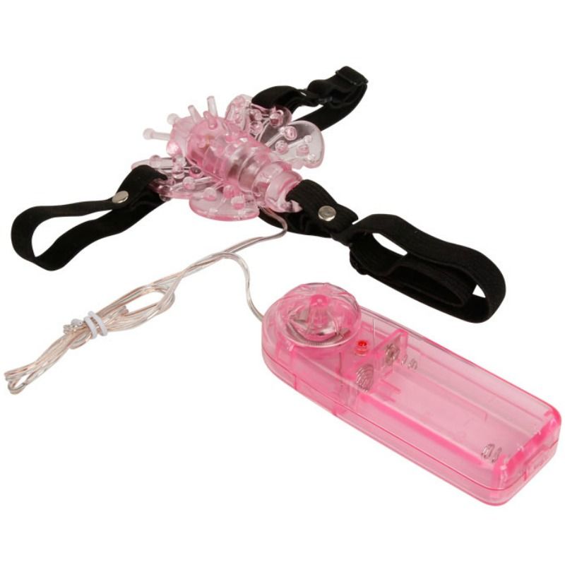 Baile Stimulating-Harness Einstellbar mit Schmetterling Vibrator Multigeschwindigkeit-TPR · Vibratoren (Bild 2)