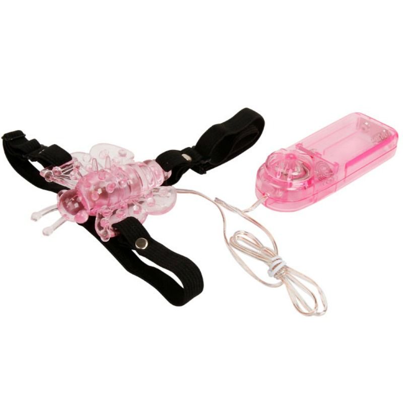 Baile Stimulating-Harness Einstellbar mit Schmetterling Vibrator Multigeschwindigkeit-TPR · Vibratoren (Bild 3)
