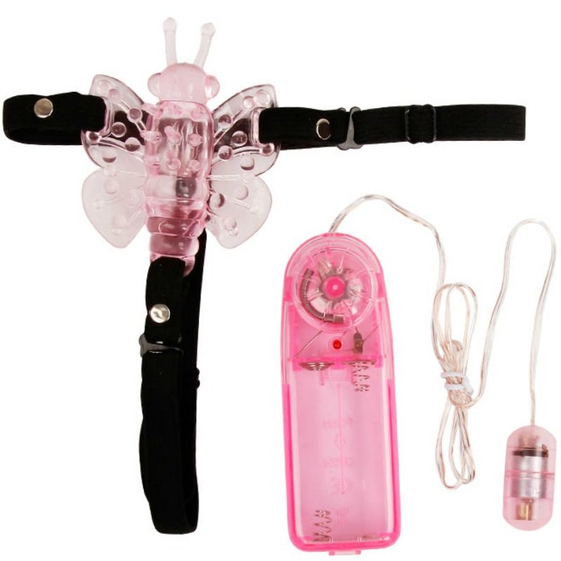 Baile Stimulating-Harness Einstellbar mit Schmetterling Vibrator Multigeschwindigkeit-TPR · Vibratoren (Bild 4)