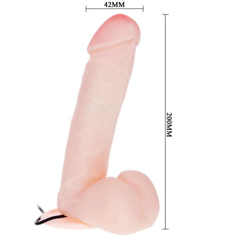 Baile-Realistische Dildo mit Vibration und Drehung 20 Cm-TPR, Drehung · Vibratoren (Bild 4)