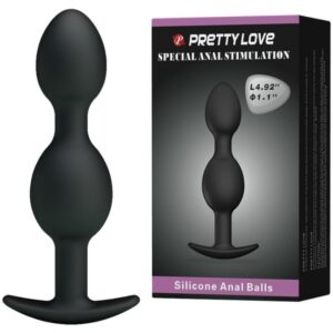 Anal Toys-Analkugeln Silikon 12.5 Cm Schwarz · Sextoys (Bild 2)