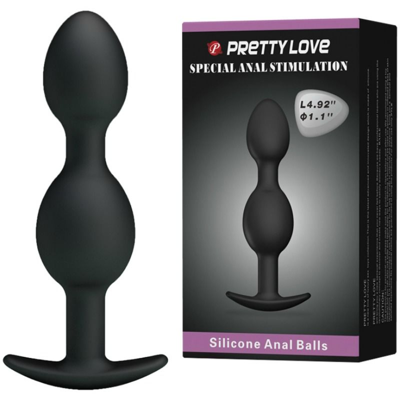 Anal Toys-Analkugeln Silikon 12.5 Cm Schwarz · Sextoys (Bild 2)
