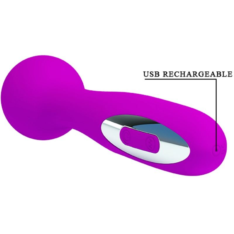 High Tech-Wade Massagegerät Wiederaufladbar 12 Funktionen-Silikon, 12 Geschwindigkeiten · Vibratoren (Bild 4)