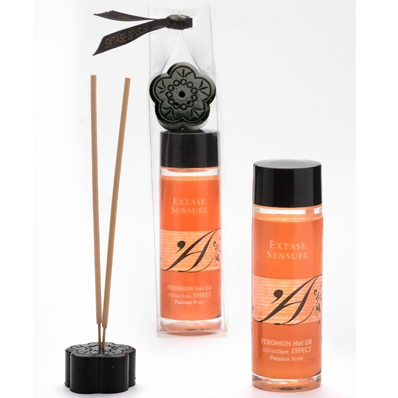 Extase Sensual-Massageöl mit Thermoeffekt und Pheromonen