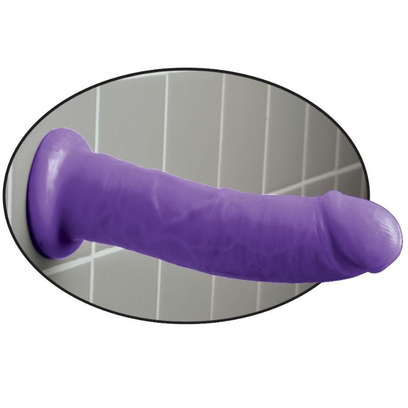 Dillio-Dildo 20.32 Lila-Saugnapf · Strap-on & Harness (Bild 2)