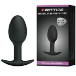 Pretty Love-Analplug Silikon 6.5 Cm Schwarz · Sextoys