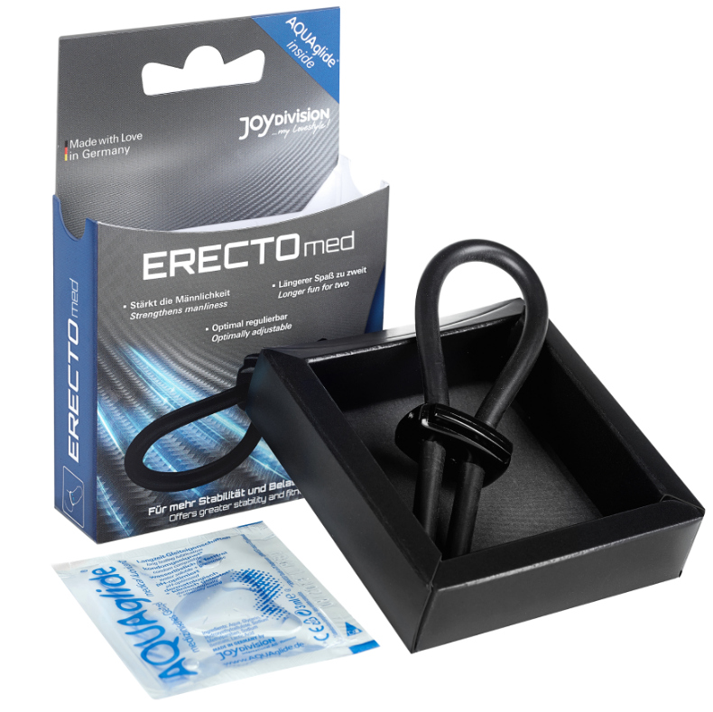 Joydivision Potenzduo-Ring Schwarz Silikon – M · Sextoys (Bild 2)