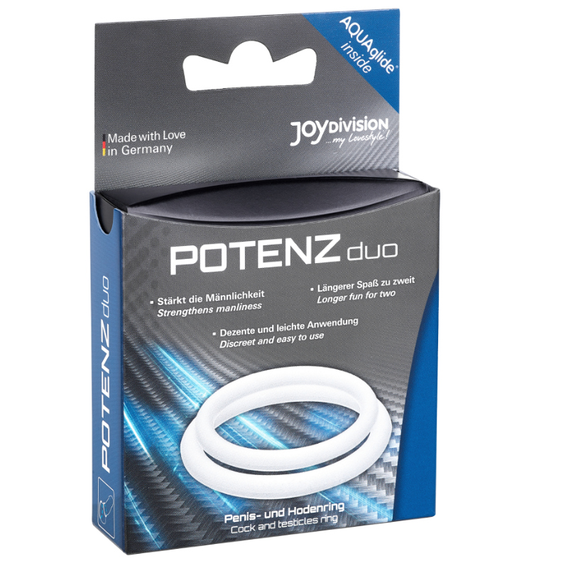 Joydivision Potenzduo-Weiße Ringe – M-Silikon · Sextoys (Bild 3)
