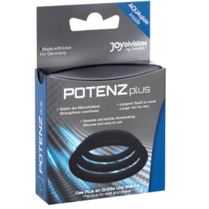 Joydivision Potenzduo-Mehr 3 Set Neri Ringe – S, M, L-Silikon · Sextoys (Bild 3)