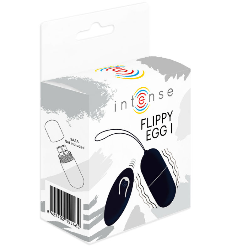 Intense Remote Control-Flippy I Ei Vibrator mit Fernbedienung-Schwarz · Vibratoren (Bild 2)