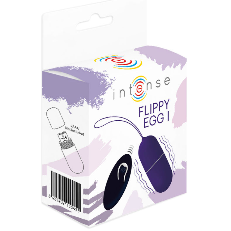 Intense Remote Control-Flippy I Ei Vibrator mit Fernbedienung-Lila · Vibratoren (Bild 3)