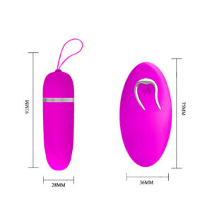 Remote Control-Debby O Vibrator mit Control-Silikon, 12 Geschwindigkeiten · Vibratoren (Bild 3)