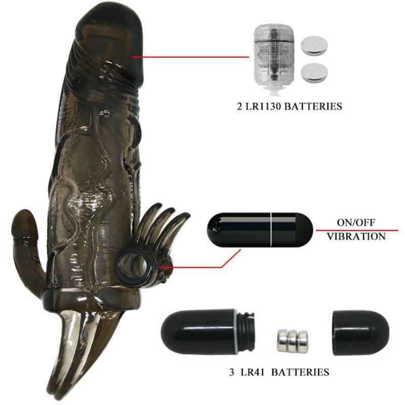 Baile For Him-Brave Man Penishülle mit Klitoris-Stimulation · Sextoys (Bild 4)