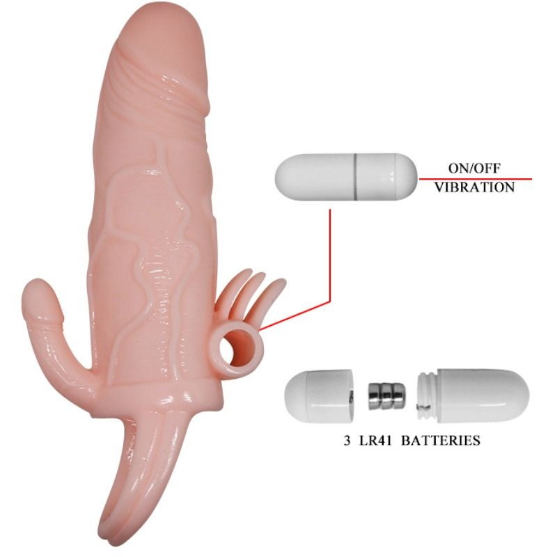Baile For Him-Brave Man Penishülle mit Stimulation · Vibratoren (Bild 4)